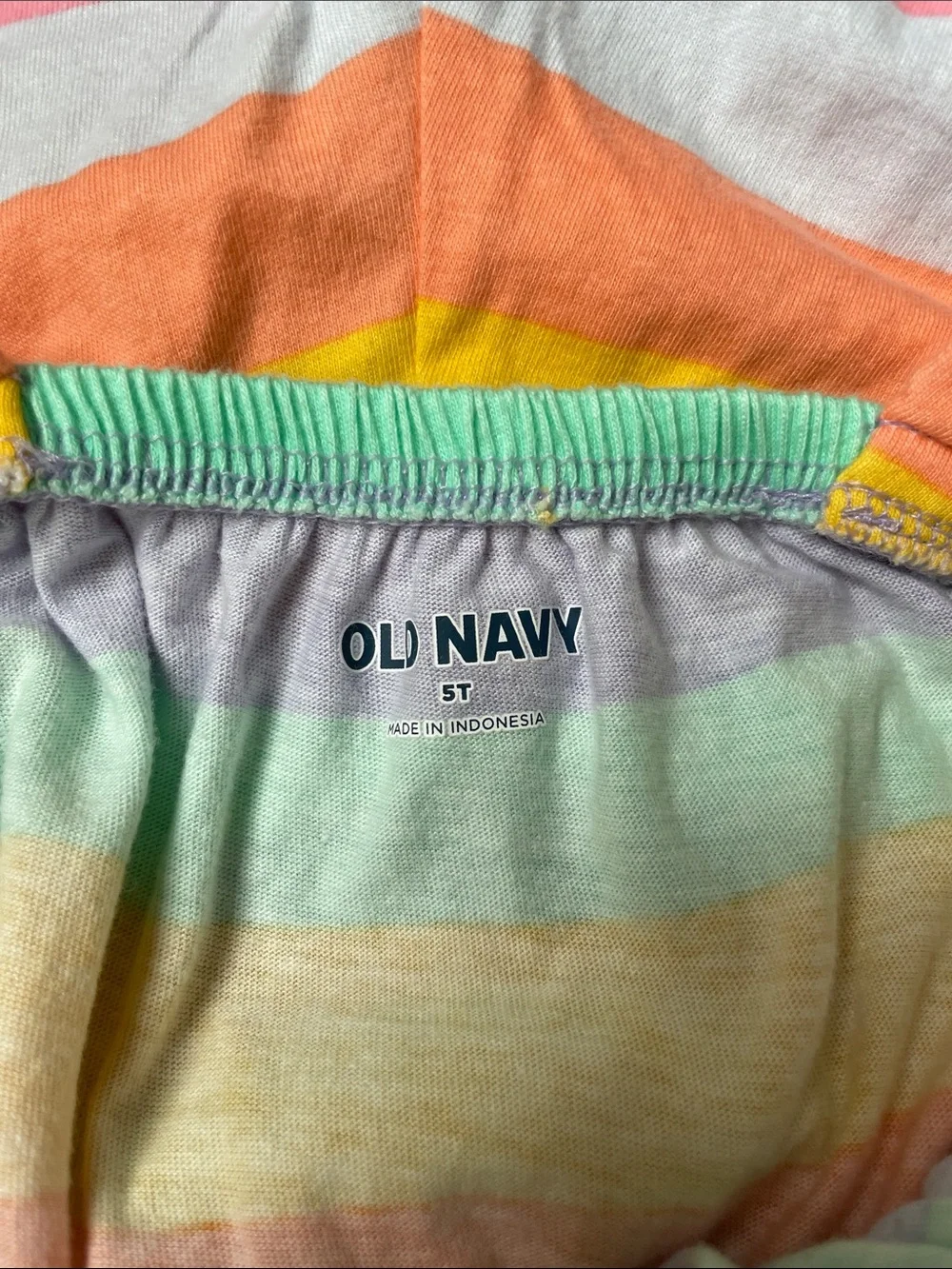 Old Navy rainbow striped romper